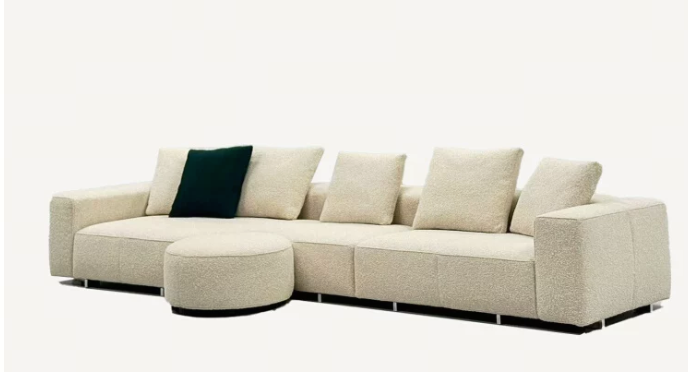 Cloud Bouclé Sectional Sofa - Image 4