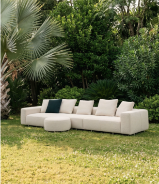 Cloud Bouclé Sectional Sofa